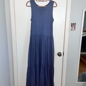 aerie blue maxi dress